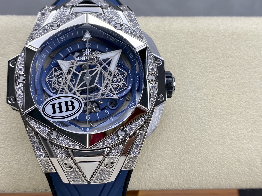 Hublot Big Bang Sang Bleu II Titanium 418.NX.5107.RX.1604.MXM20-fasswatch