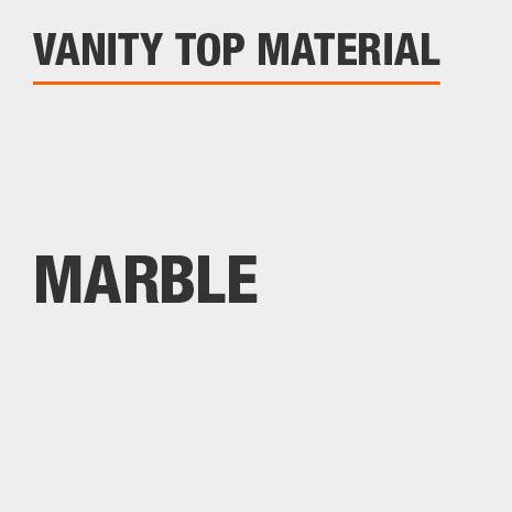This bathroom vanity top material is Marble This bathroom vanity top material is Marble