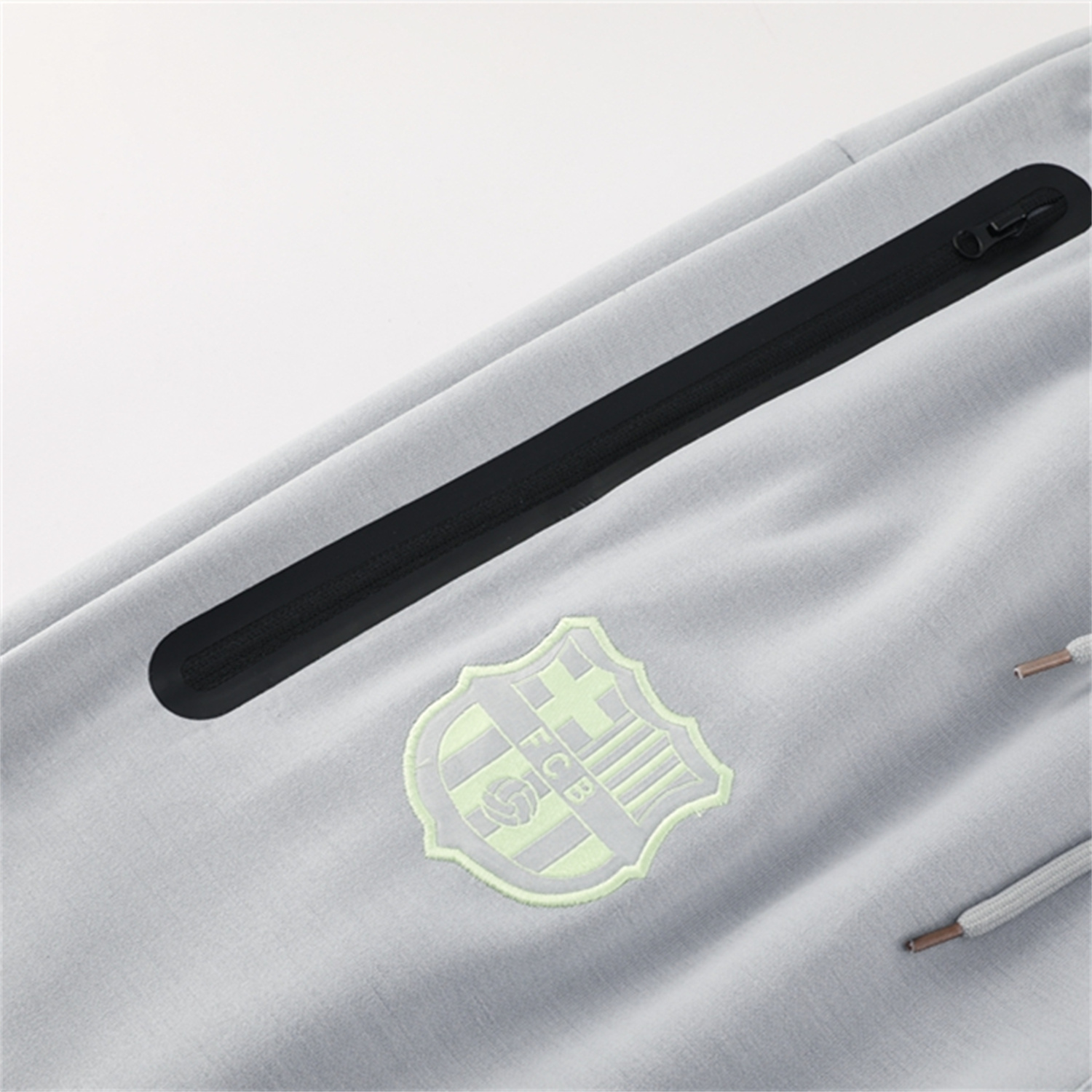 UltraTrikot-Barcelona 25-26 Hooded Jacket Training Tracksuit - Grey Jackets & Pants