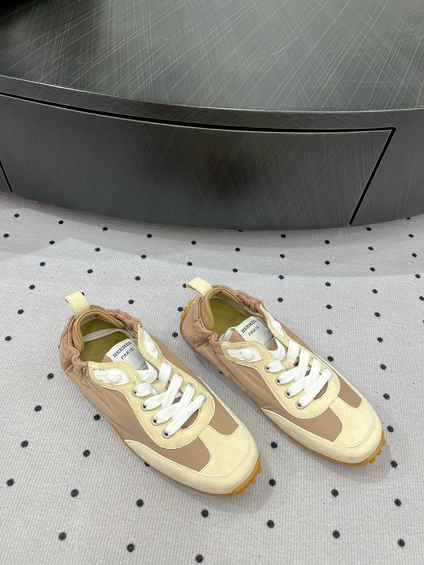 TRAIL SNEAKER IN BISQUE MIX FRENCH BEIGE SUEDE、mysite、Cacoeks