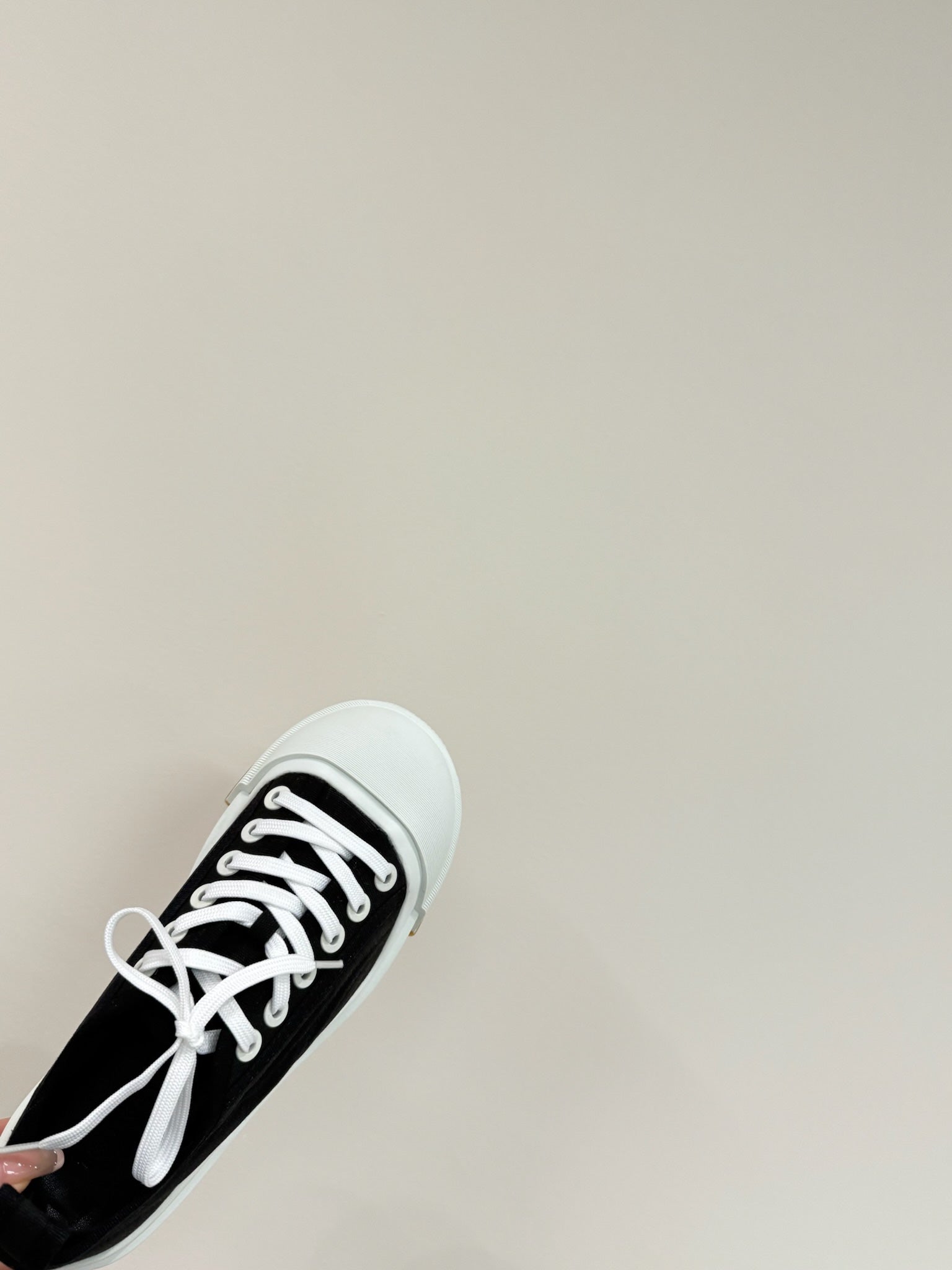 VULCAN PLATFORM SNEAKER IN BLACK CANVAS、mysite、Cacoeks