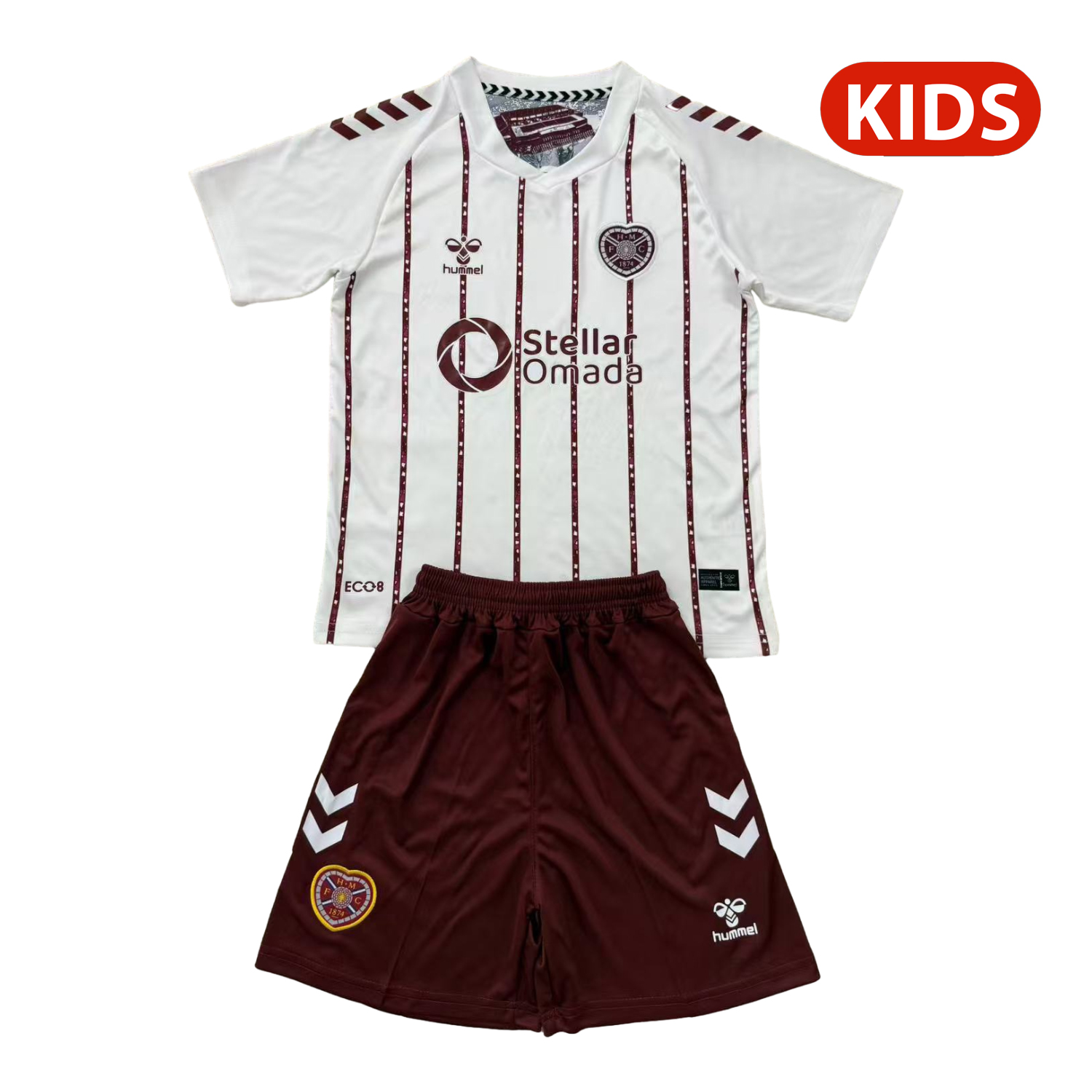 foot-Hearts Heart of Midlothian 25-26 Away Kids Kit