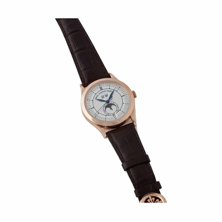 patek philippe complications automatic annual calendar grey dial 5396