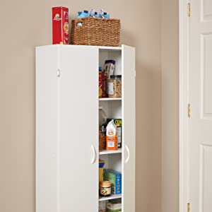 pantry cabinet, pantry storage, pantry organizer, kitchen storage, closetmaid, home storage