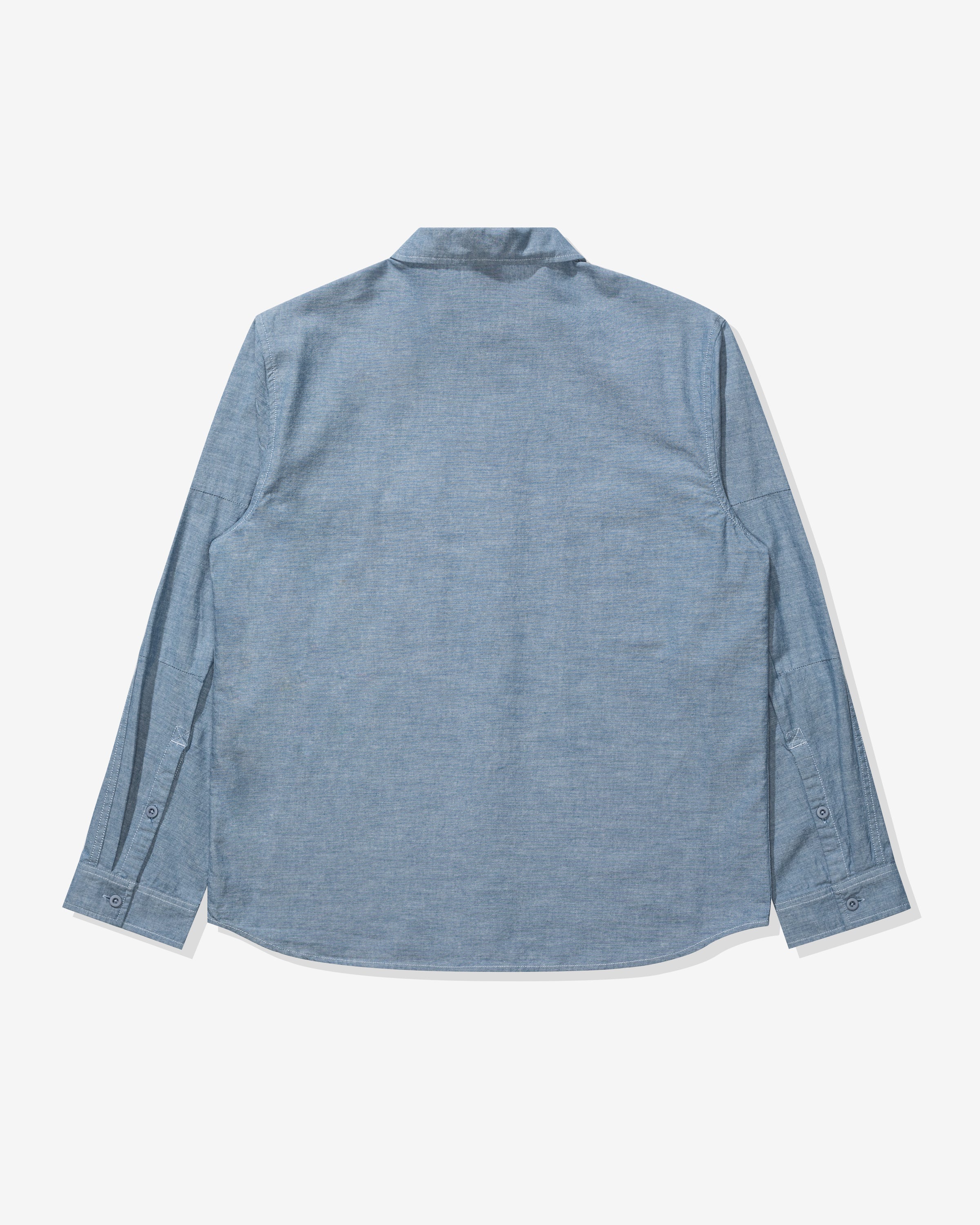 UNDEFEATED CHAMBRAY L/S SHIRT - LIGHT INDIGO