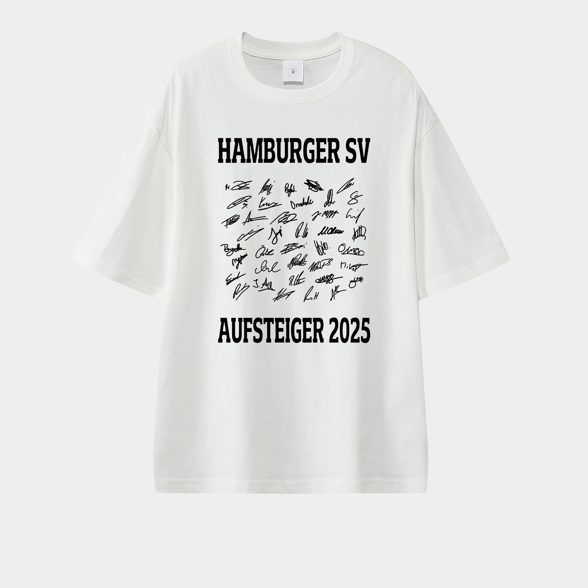 UltraTrikot-Hamburger SV AUFSTIEG 2025 Team Signatures Unisex Pure Cotton T-shirt