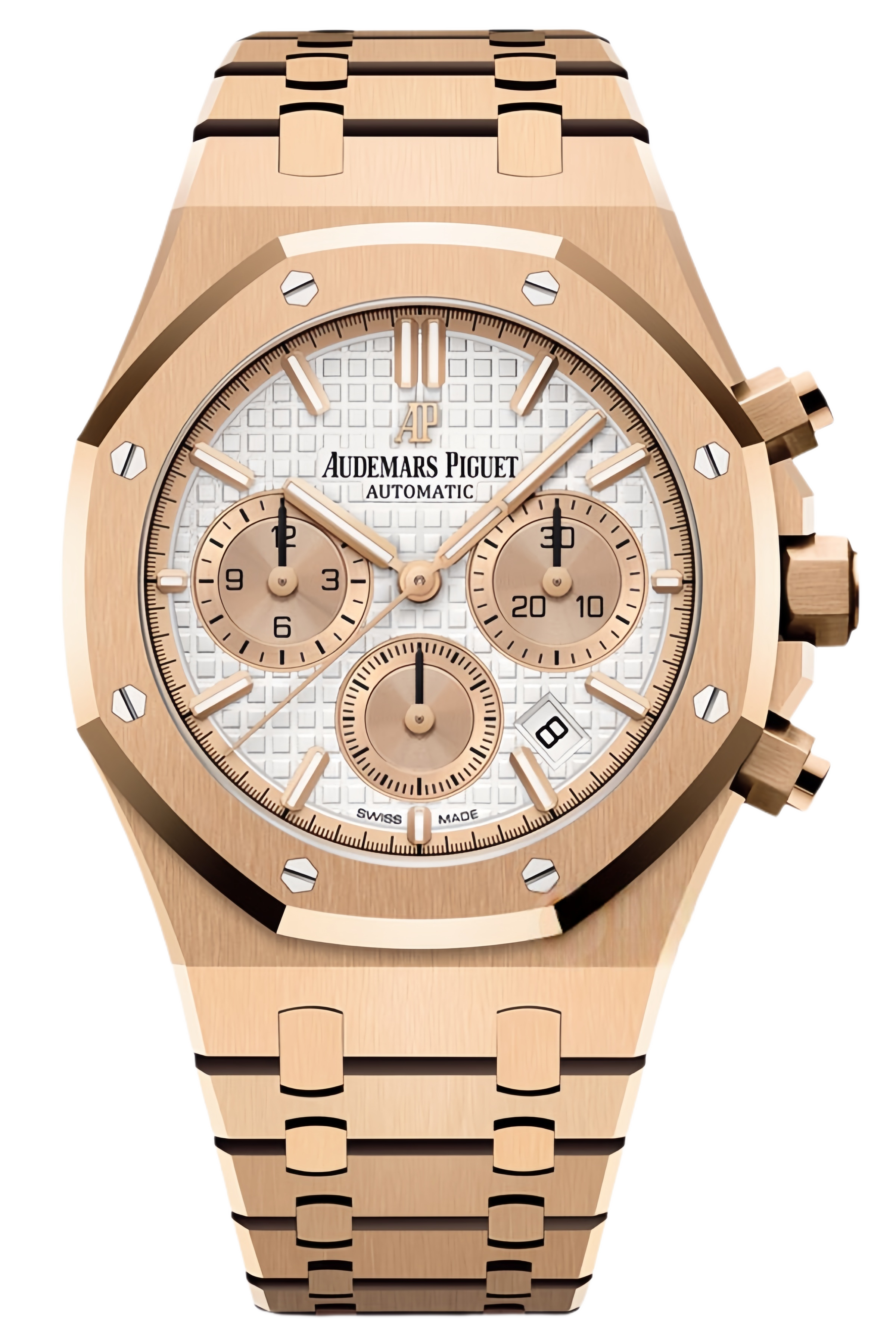 Audemars Piguet Royal Oak Offshore Chronograph Ref. 26315OR.OO.1256OR.01 Super Clone Watch – 44mm Rose Gold Case Grey Dial Swiss Replica