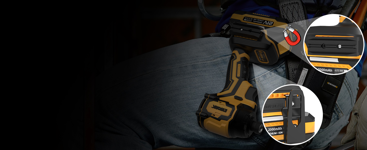 21V 1/4" Cordless Impact Driver Kit
