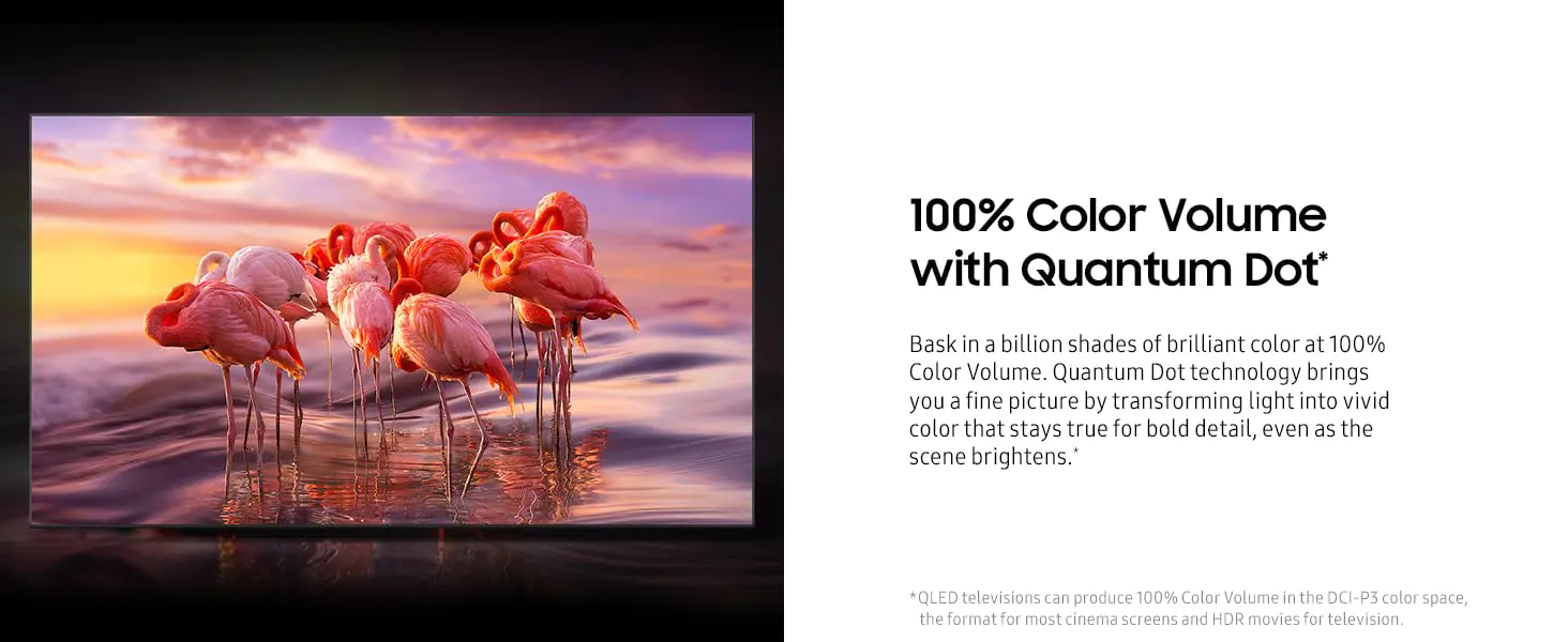 100% Color Volume with Quantum Dot