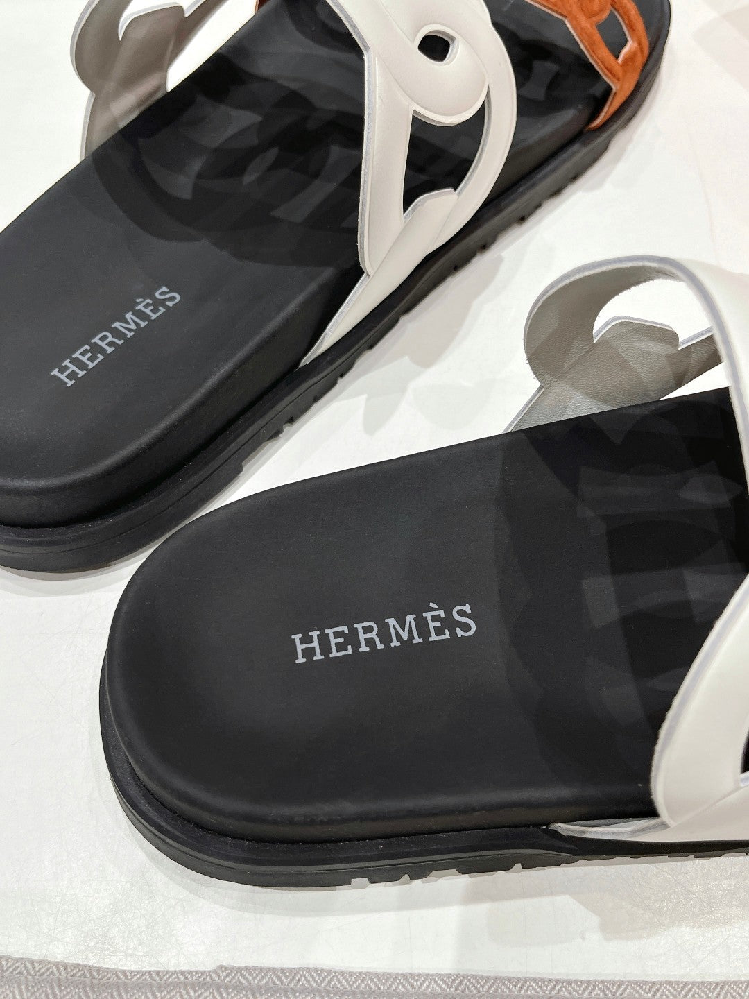 EXTRA SANDAL BLACK MIX WHITE MIX SYRUP CALFSKIN、mysite、Cacoeks
