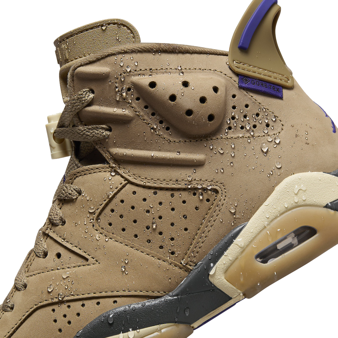 Air Jordan 6 WMNS Gore-Tex Brown Kelp