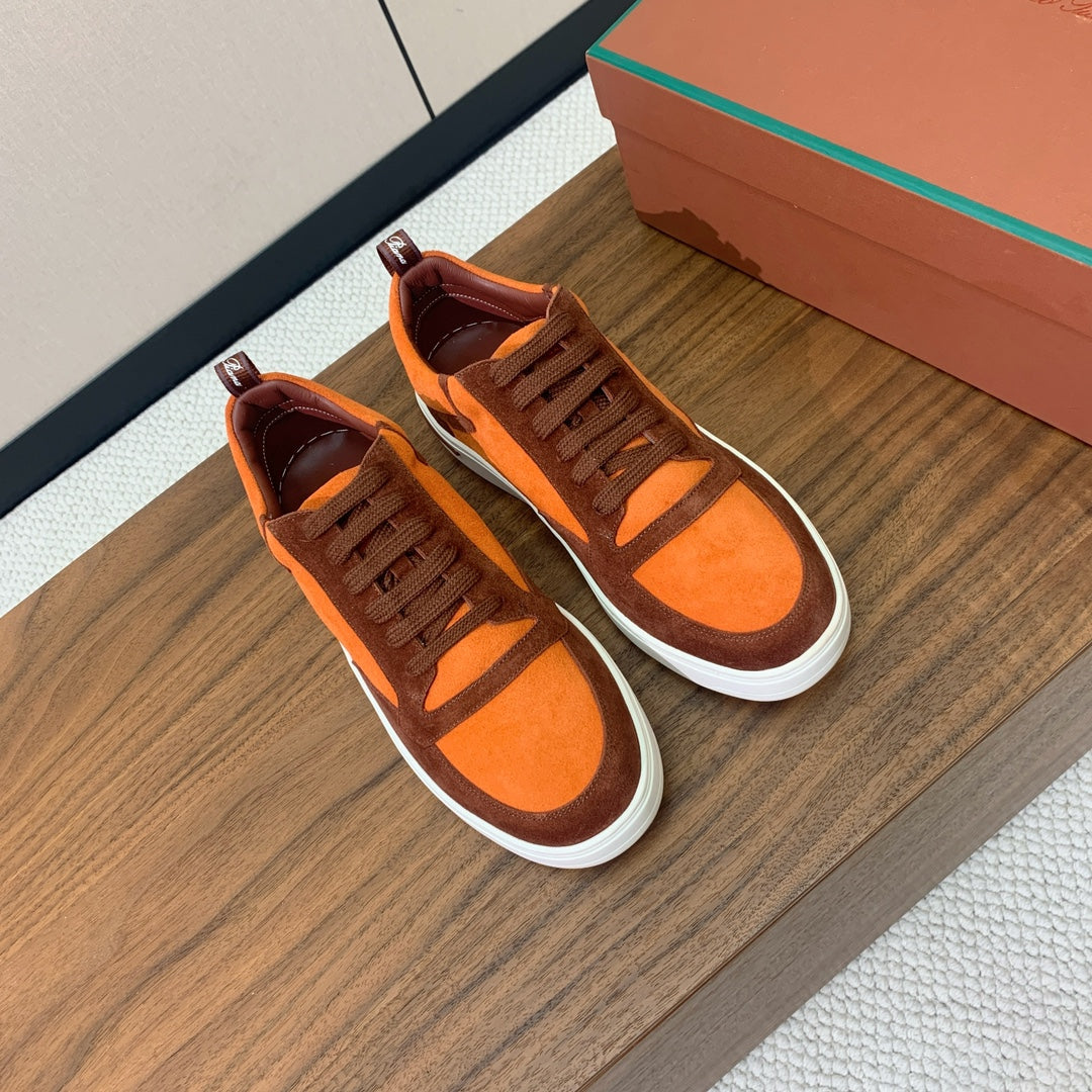 LP NEWPORT WALK SNEAKERS ORANGE SUEDE、mysite、Cacoeks