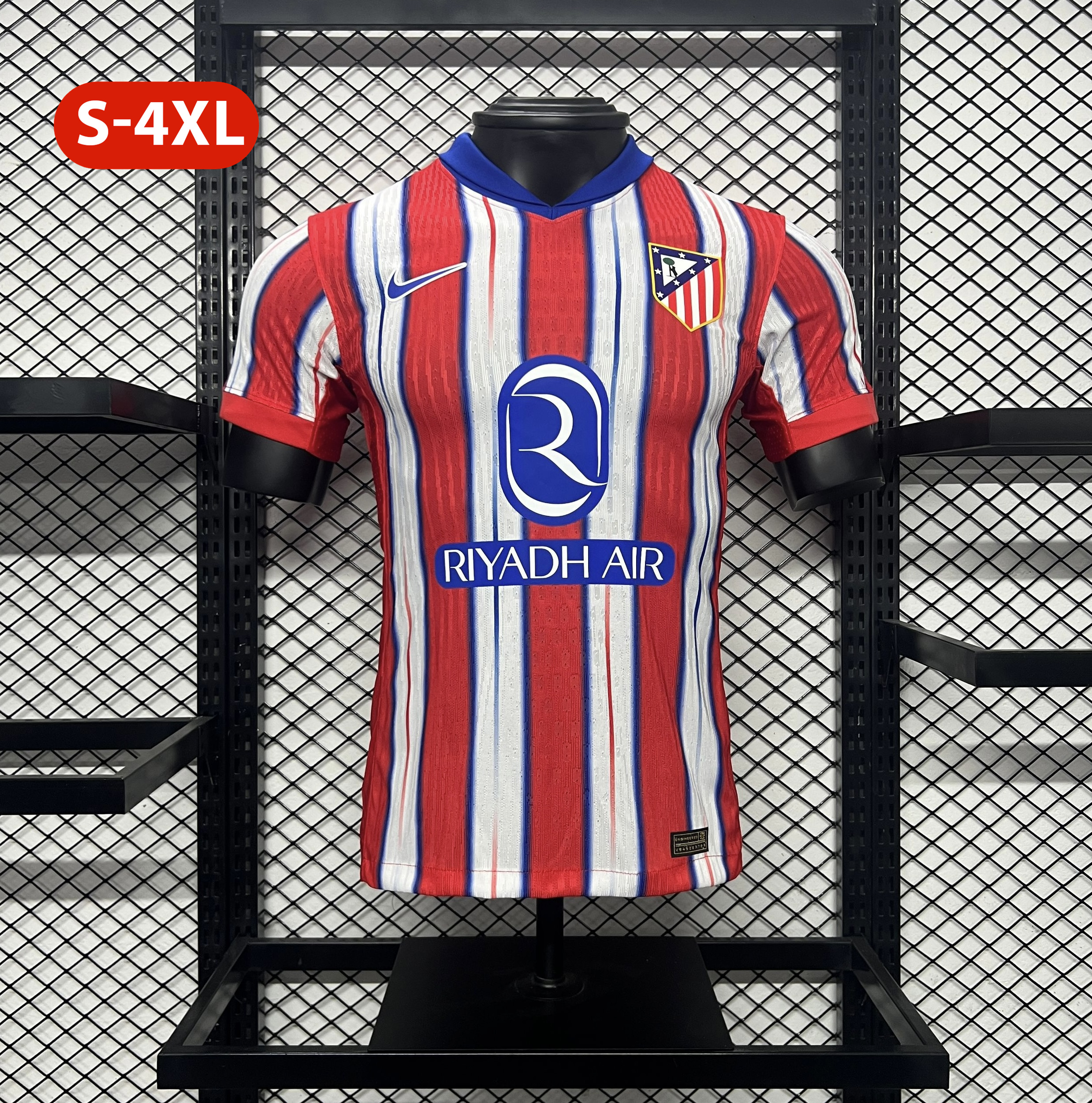 SIUjerseys-Atletico Madrid 24-25 Home Stadium Jersey - Player Version