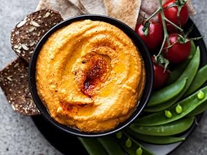 Dips + spreads made in the vitamix