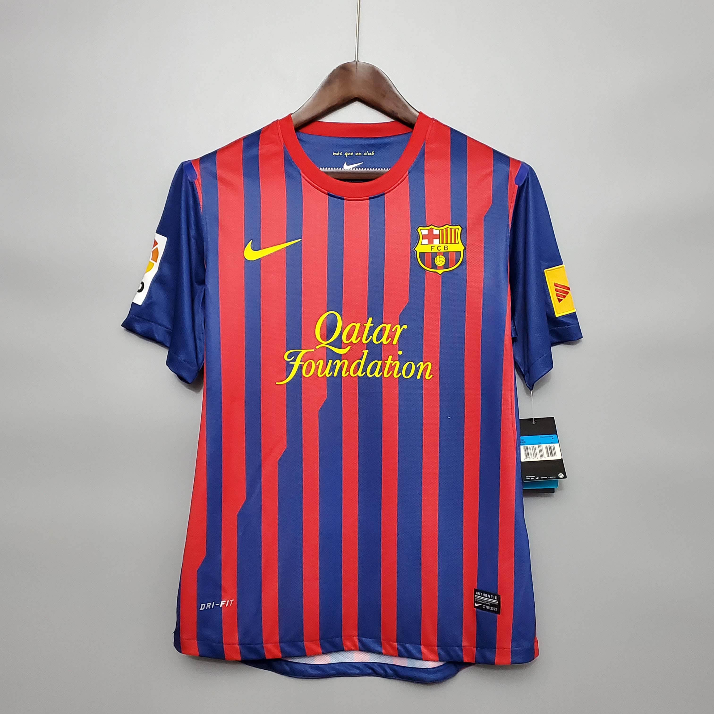 2011/2012 Retro Barcelona Home Football Shirt-mysite Custom Football Kit- Nextkits