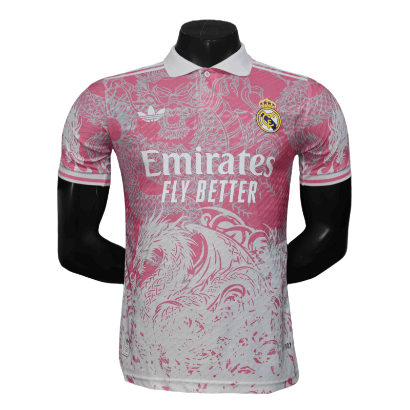 25-26 Real Madrid Pink Dragon Special Edition soccer jersey-Player Version: Ajax 24-25 Home Stadium Jersey - Fans Version mysite: Adidas luxuryfootballshirts.com: https://www.luxuryfootballshirts.com/