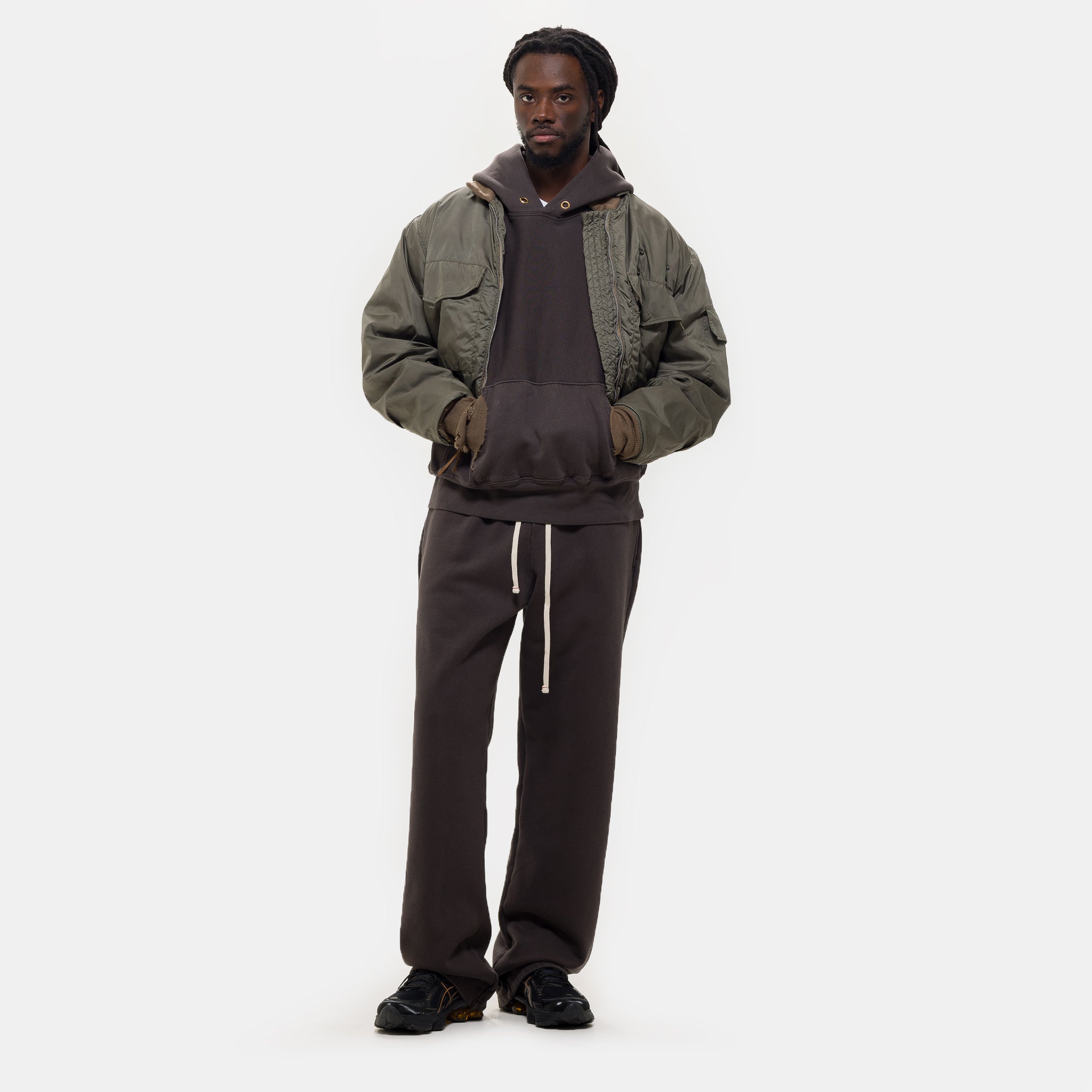 Heavyweight Puddle Pant in Vintage Black