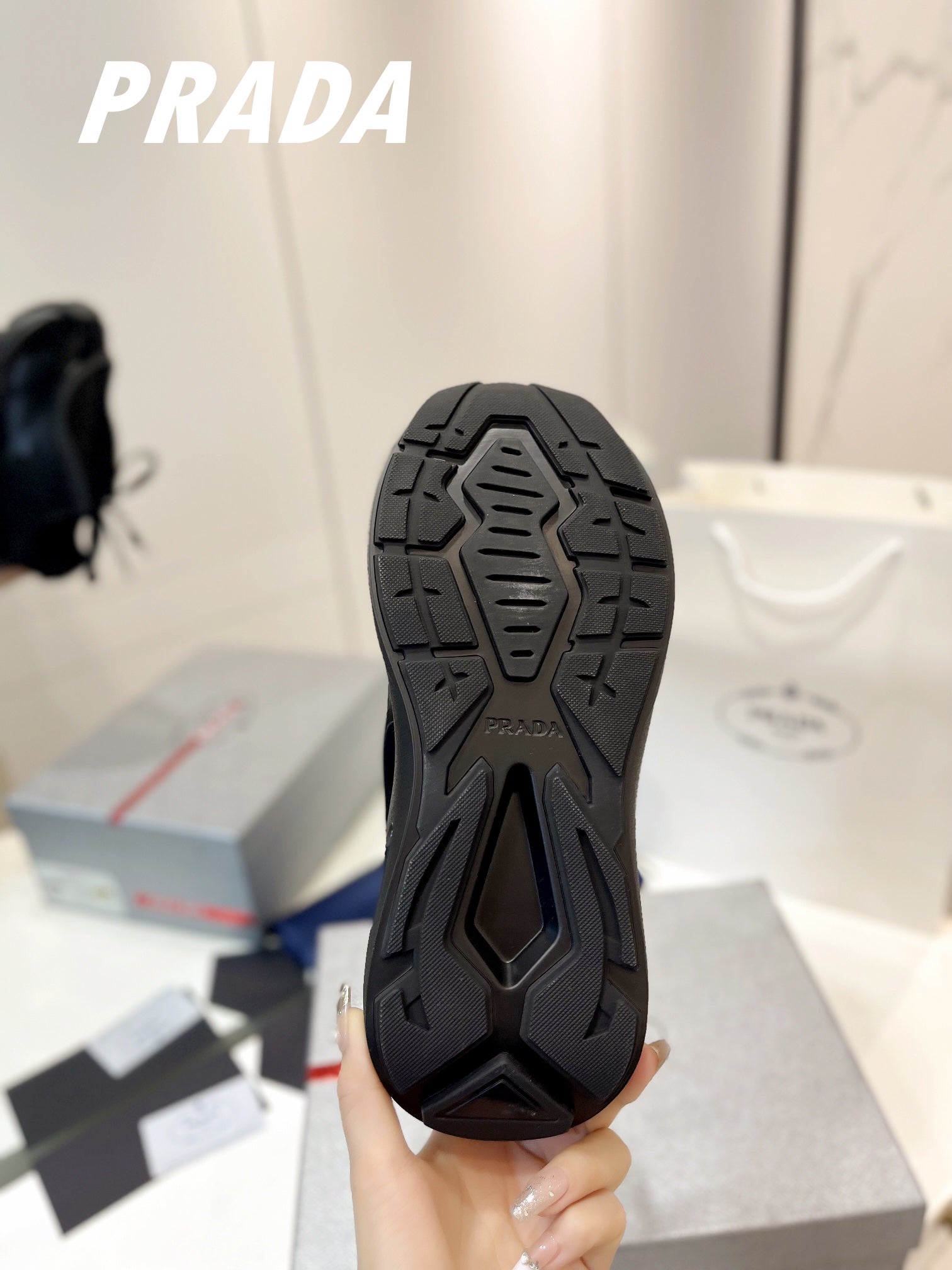 PRA SYSTEME BRUSHED SNEAKERS BLACK CALFSKIN、mysite、Cacoeks