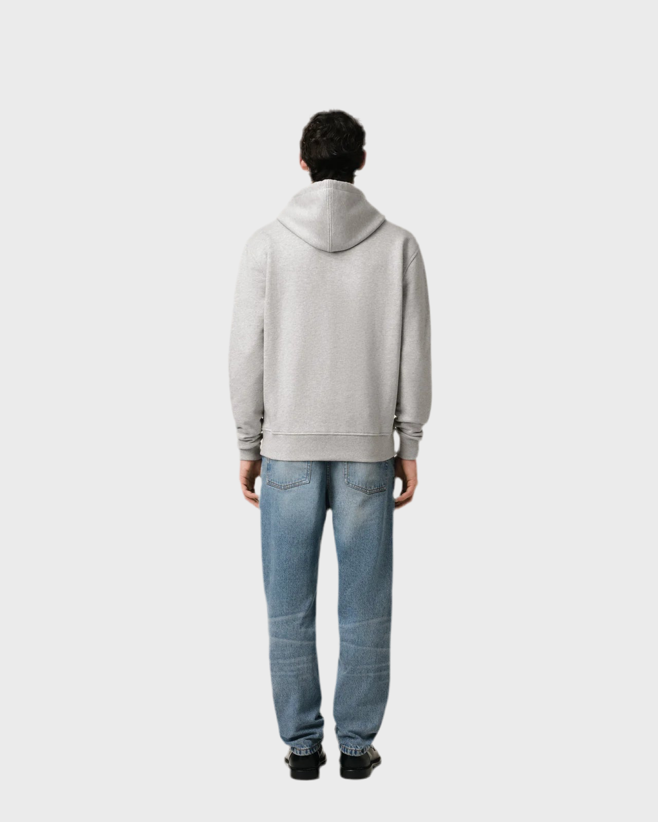 AMI Paris Ami De Coeur Zipped Hoodie Heather Ash Grey (SS24)、mysite、Cacoeks