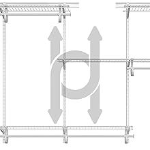 shelftrack, closet, maid, wire, shelving, hanging, storage, shelf, organization, adjustable