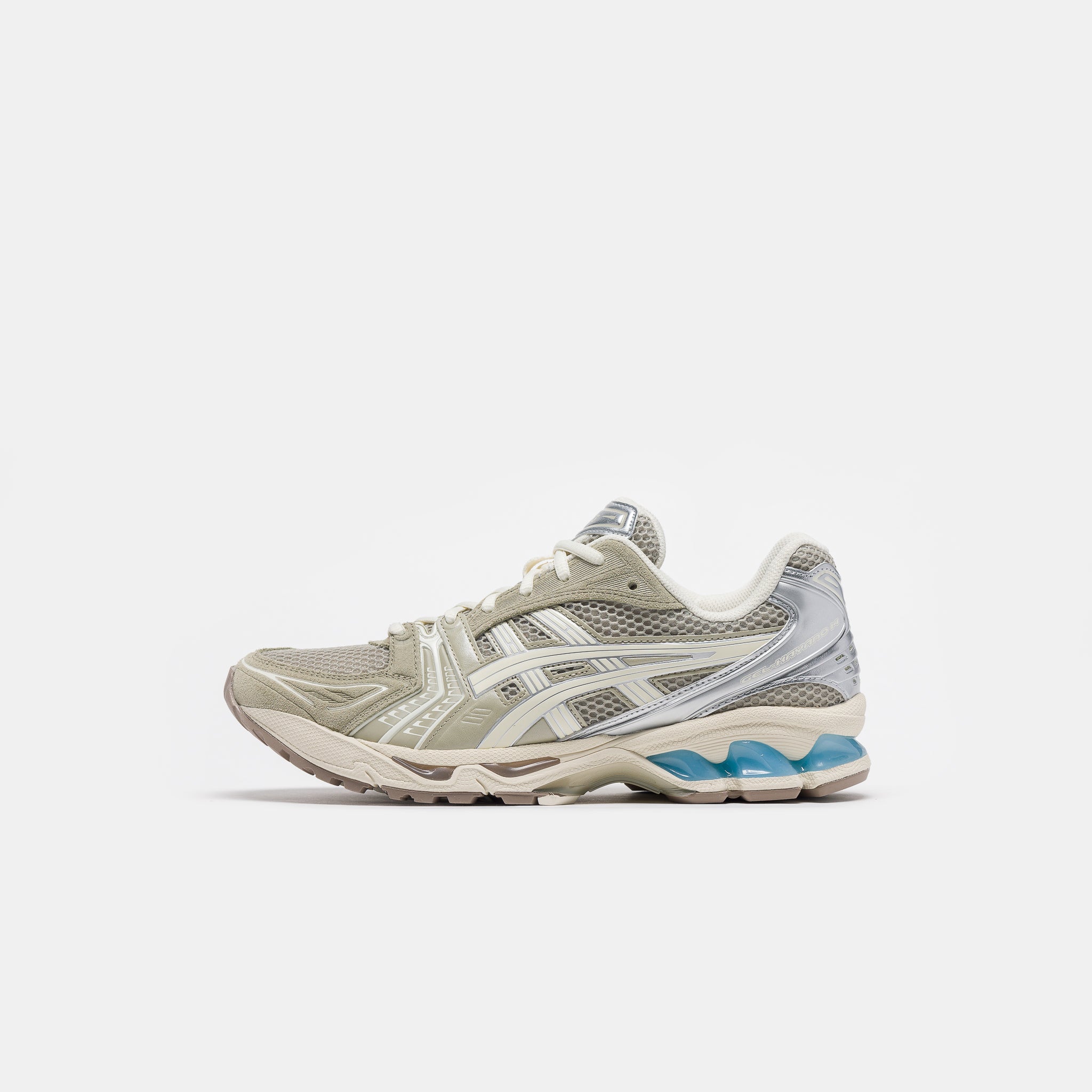 Juliana Salazar Gel-Kayano 14 Sneaker in Eucalyptus/Vanilla Ice
