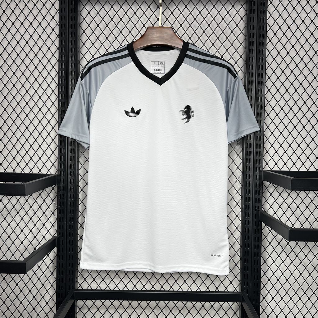JerseysGala.com | Juventus 24-25 White Pre-Match Jersey - Fans Version -Customize Name, Number and Patch | Worldwide Shipping