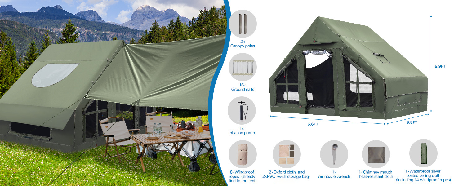 inflatable tent