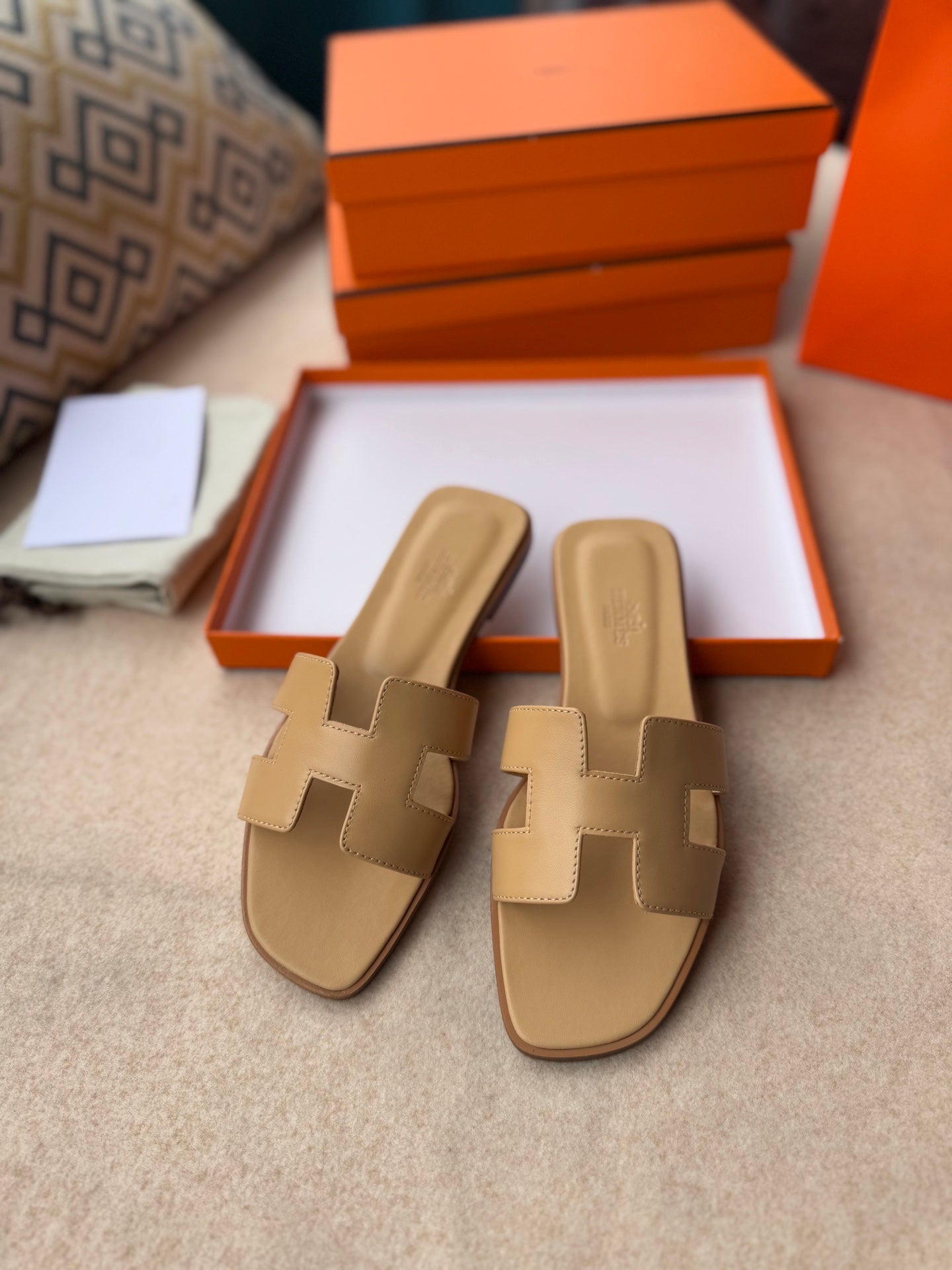 0RAN SANDALS IN TORTILLA BROWN CALFSKIN、mysite、Cacoeks