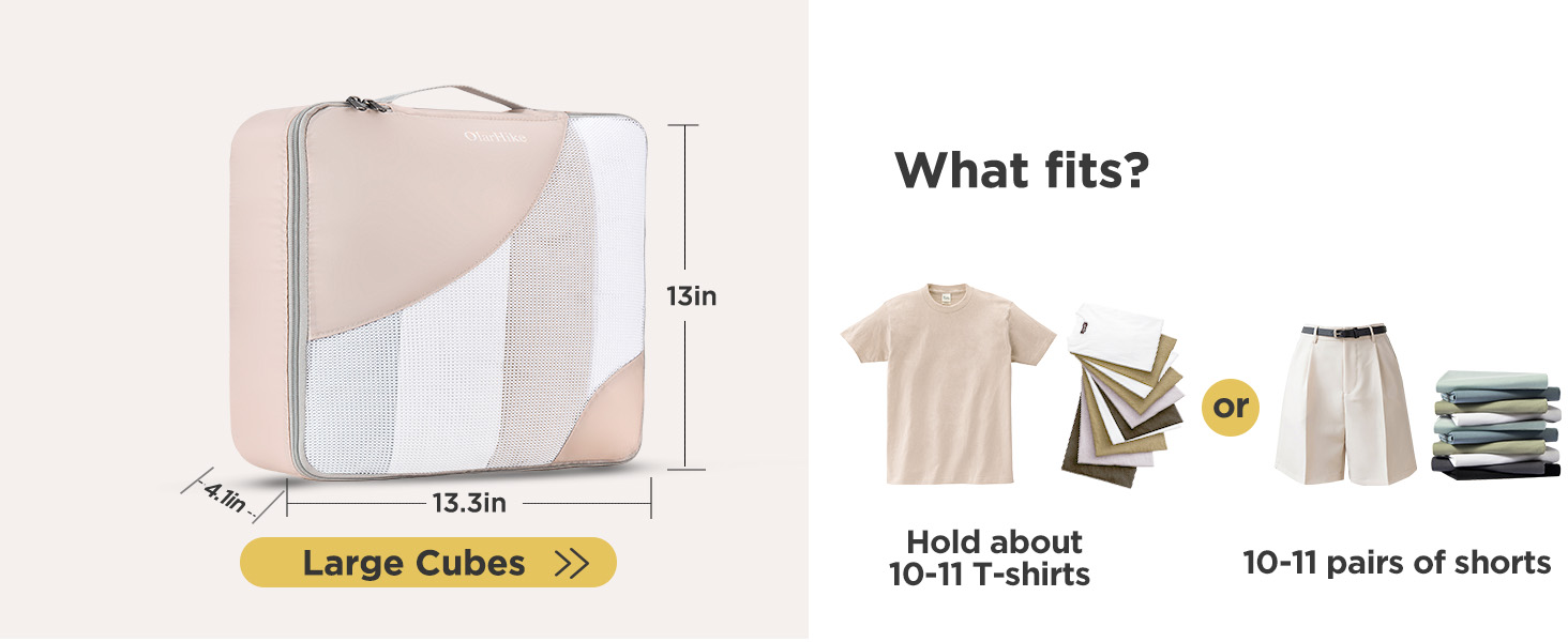 packing cubes