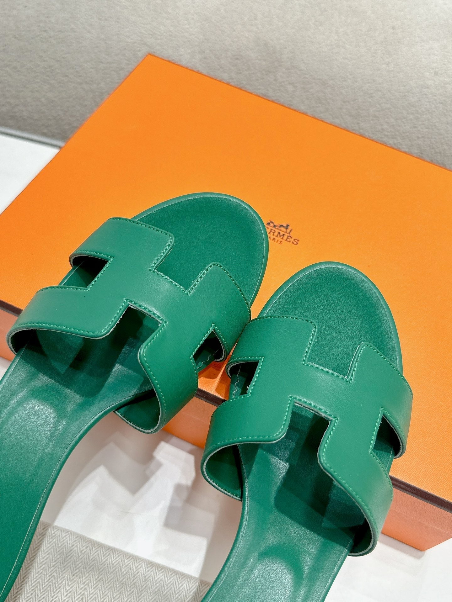 0ASIS SANDAL DARK GREEN CALFSKIN CLASSIC、mysite、Cacoeks