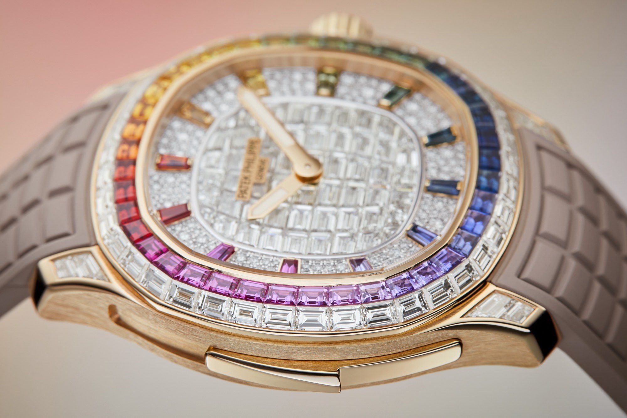 Patek Philippe Aquanaut Luce Rainbow Minute Repeater Haute Joaillerie