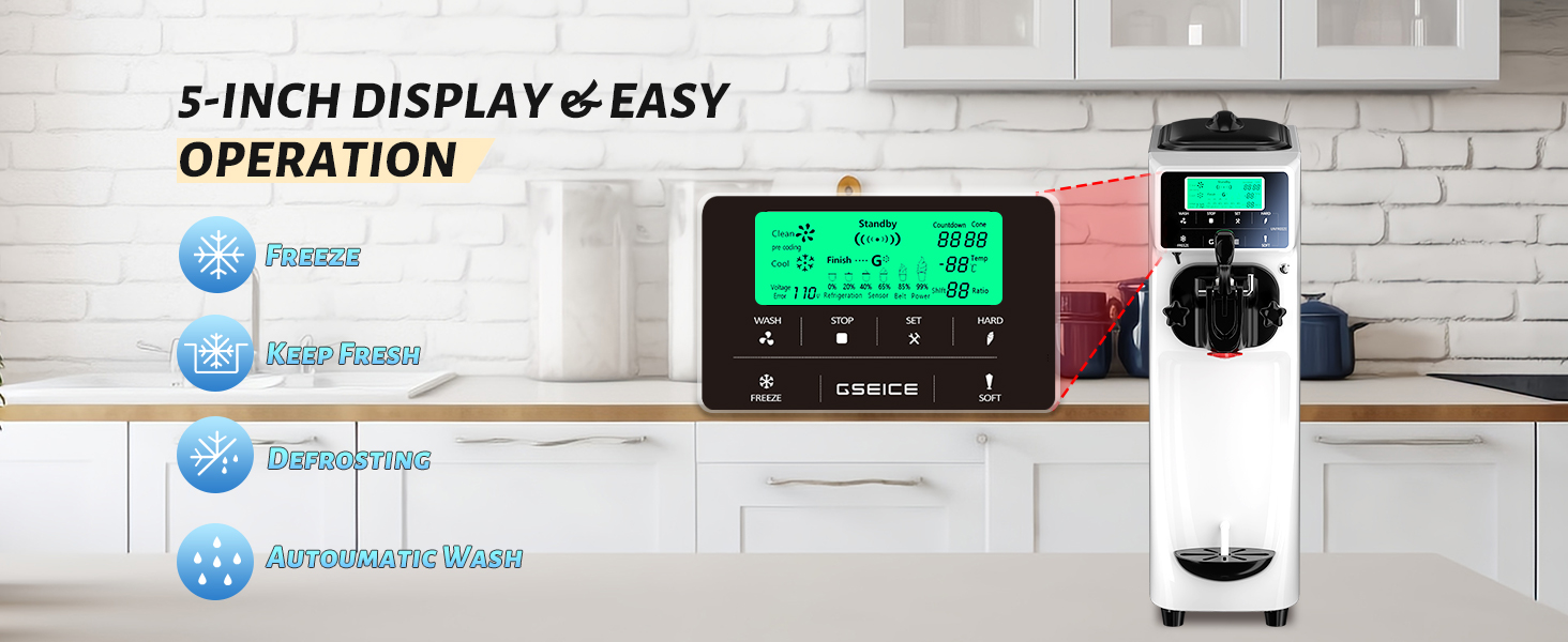 5-inch Display &amp; Easy Operation