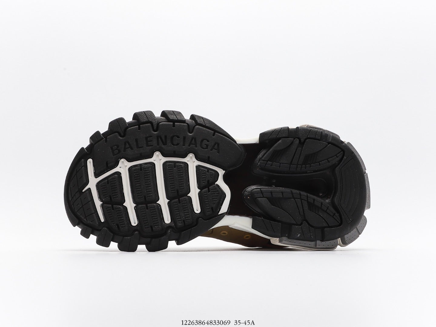 Balenciaga Track Trainer in Gold Beige Black、mysite、Cacoeks