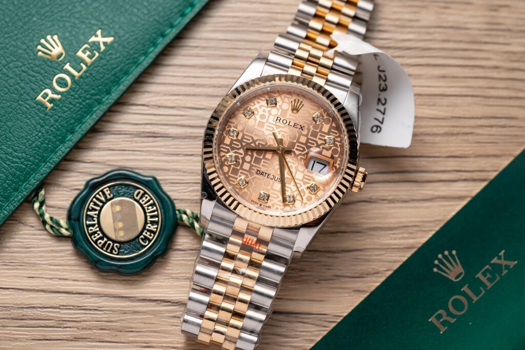 Đồng Hồ Rolex DateJust Bọc Vàng 18K Mặt Vi Tính GM Factory 36mm (8)