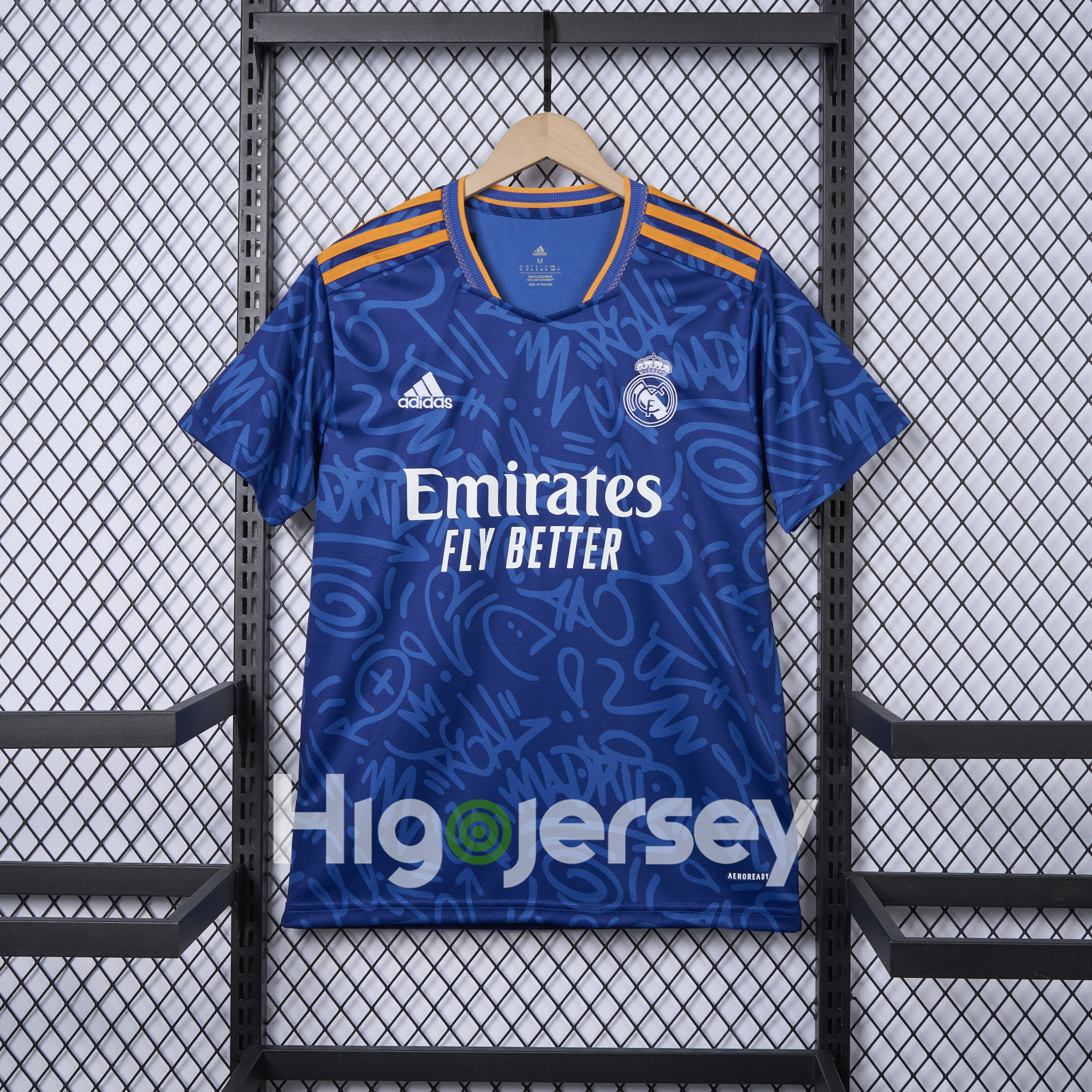 Higojerseys-Retro Real Madrid 2021-22 Away Jersey