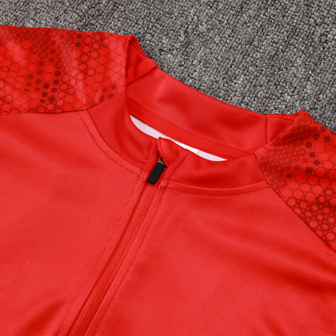 JerseysGala.com | Napoli 24-25 Long Sleeve Training Set - Red Top and Black Pants -Customize Name, Number and Patch | Worldwide Shipping