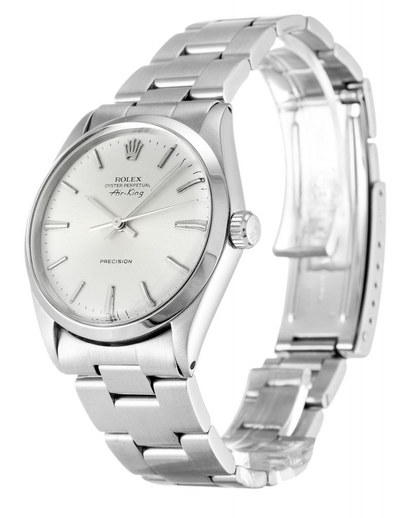 Replica Rolex Air-King 34mm Silver Dial 5500-fasswatch