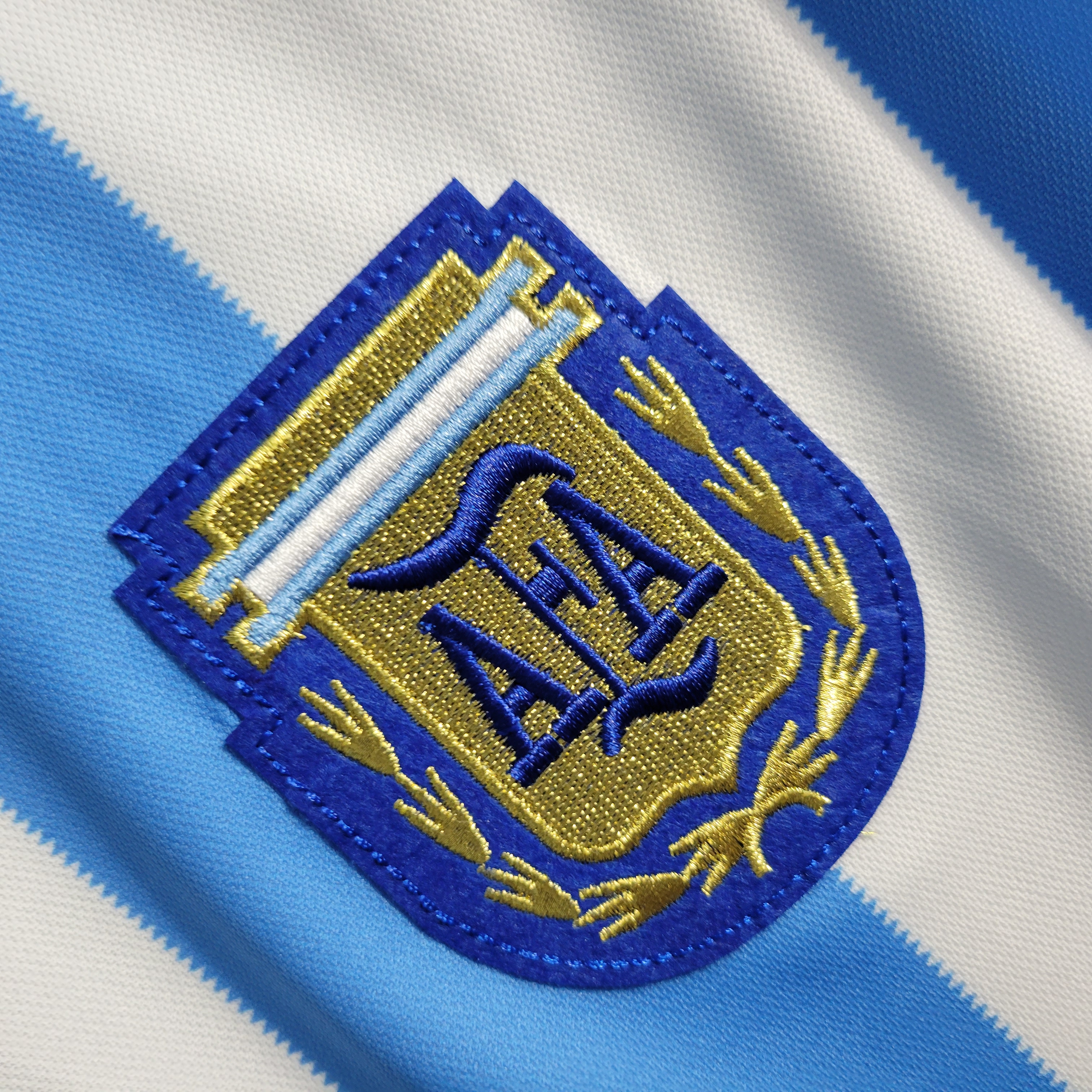 ManixJersey.com | Retro Argentina 1986 Home Stadium Jersey -Customize Name, Number and Patch | Worldwide Shipping