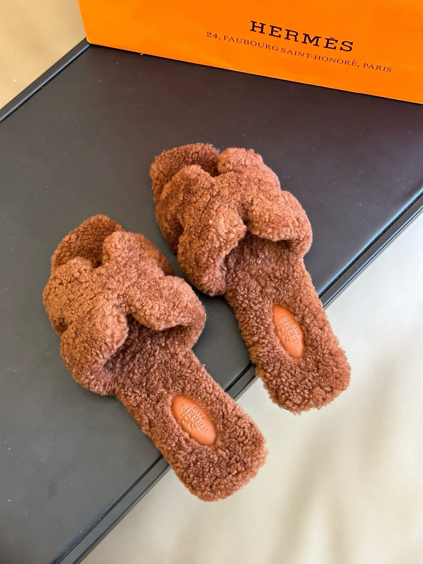 0RAN SANDAL SHEARLING BROWN、mysite、Cacoeks