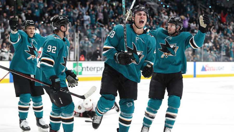 The San Jose Sharks win the NHL draft lottery and right to No. 1 pick for  1st time in team history