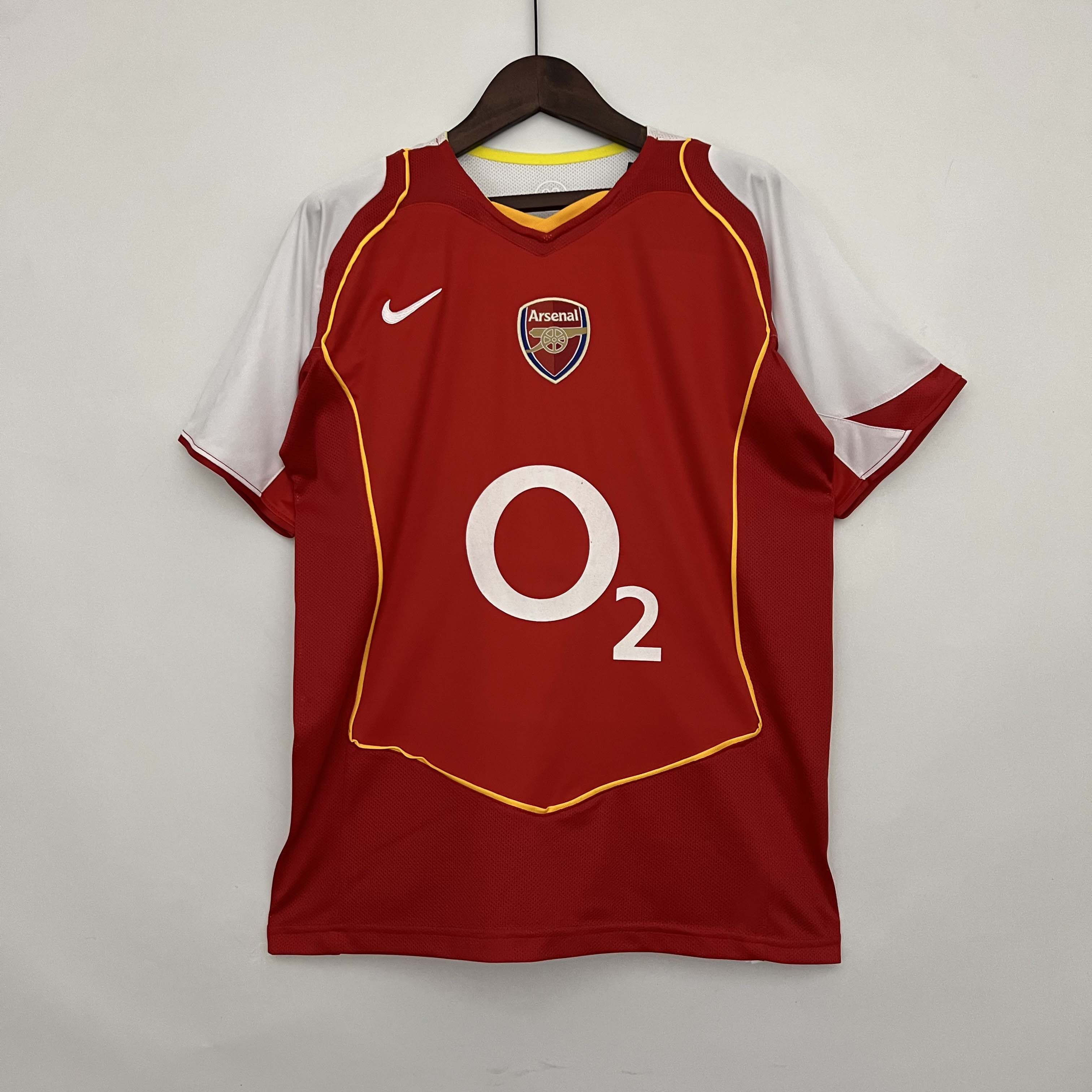 2004/2005 Retro Arsenal Home Football Shirt-mysite Custom Football Kit- Nextkits