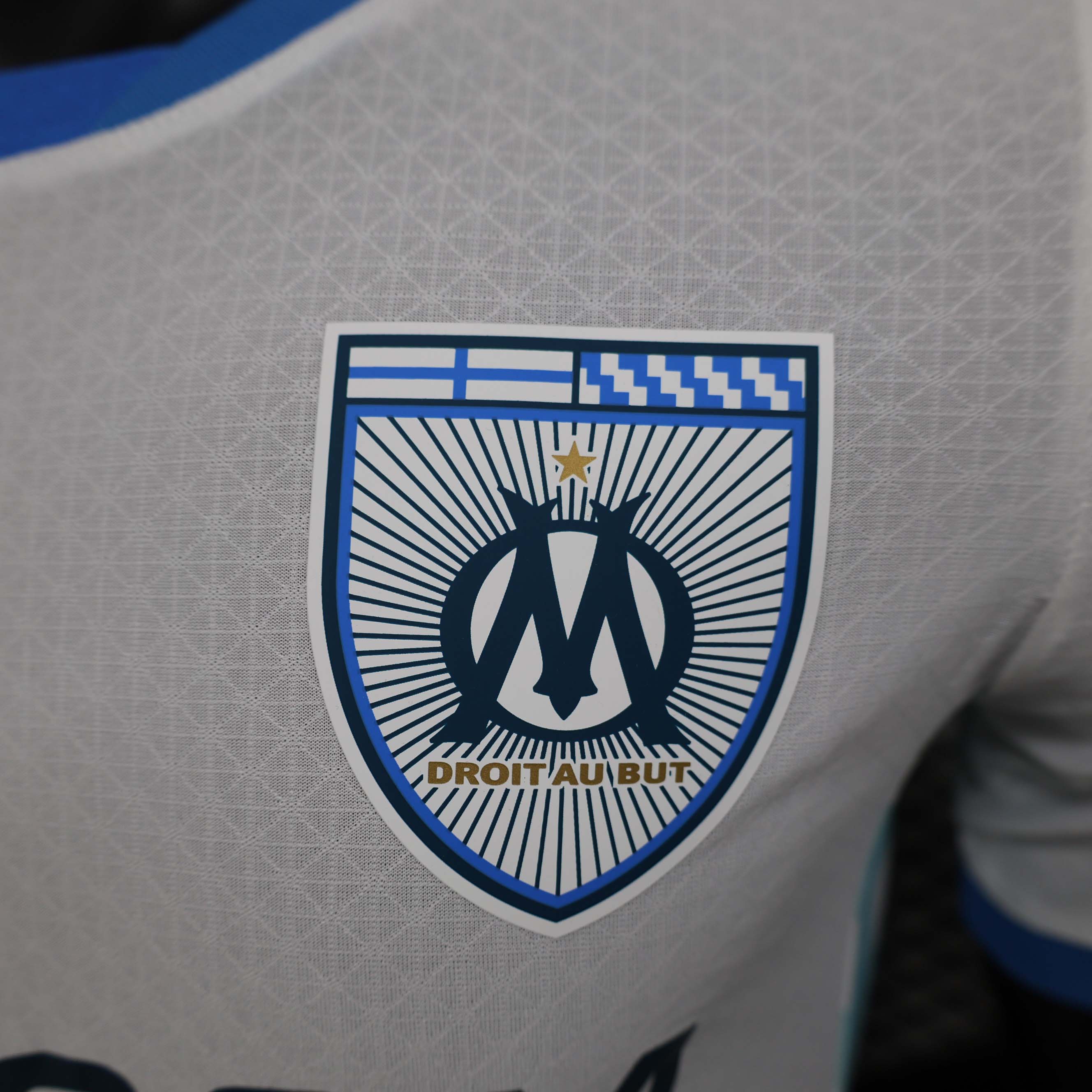 2024/2025 Player Version Olympique de Marseille Home Football Shirt 1:1 Thai Quality:football jersey mysite: unitedjerseyfootball 邓江浪:football