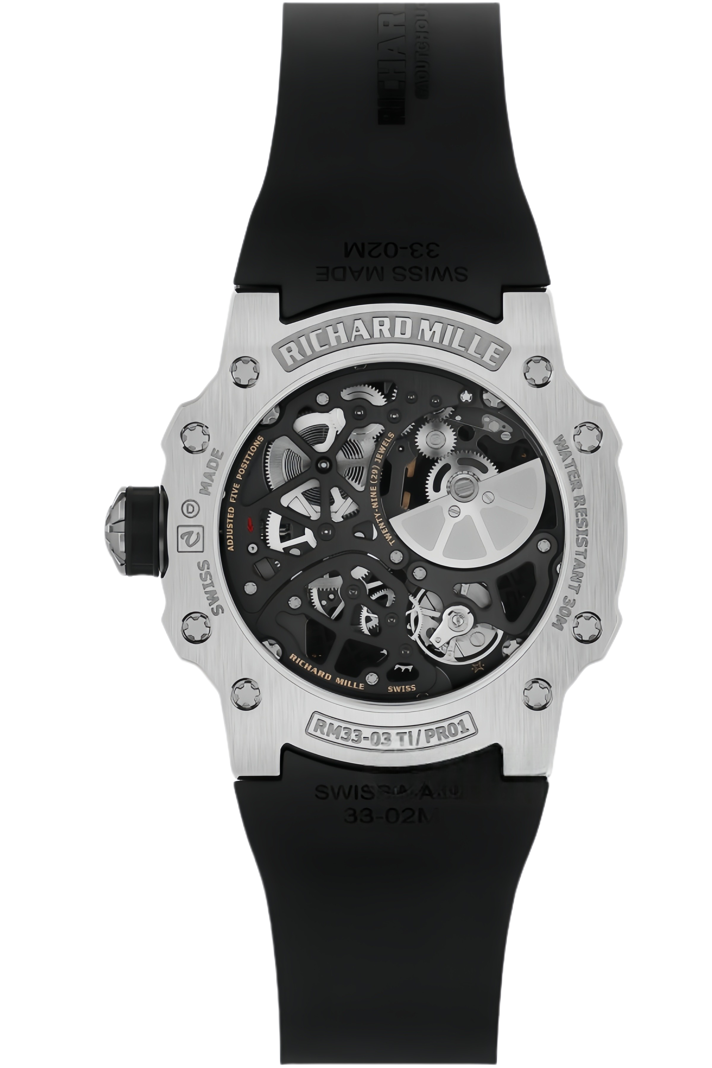 Richard Mille RM33-03 Ti/PR01 Super Clone – Titanium Skeleton Dial Watch