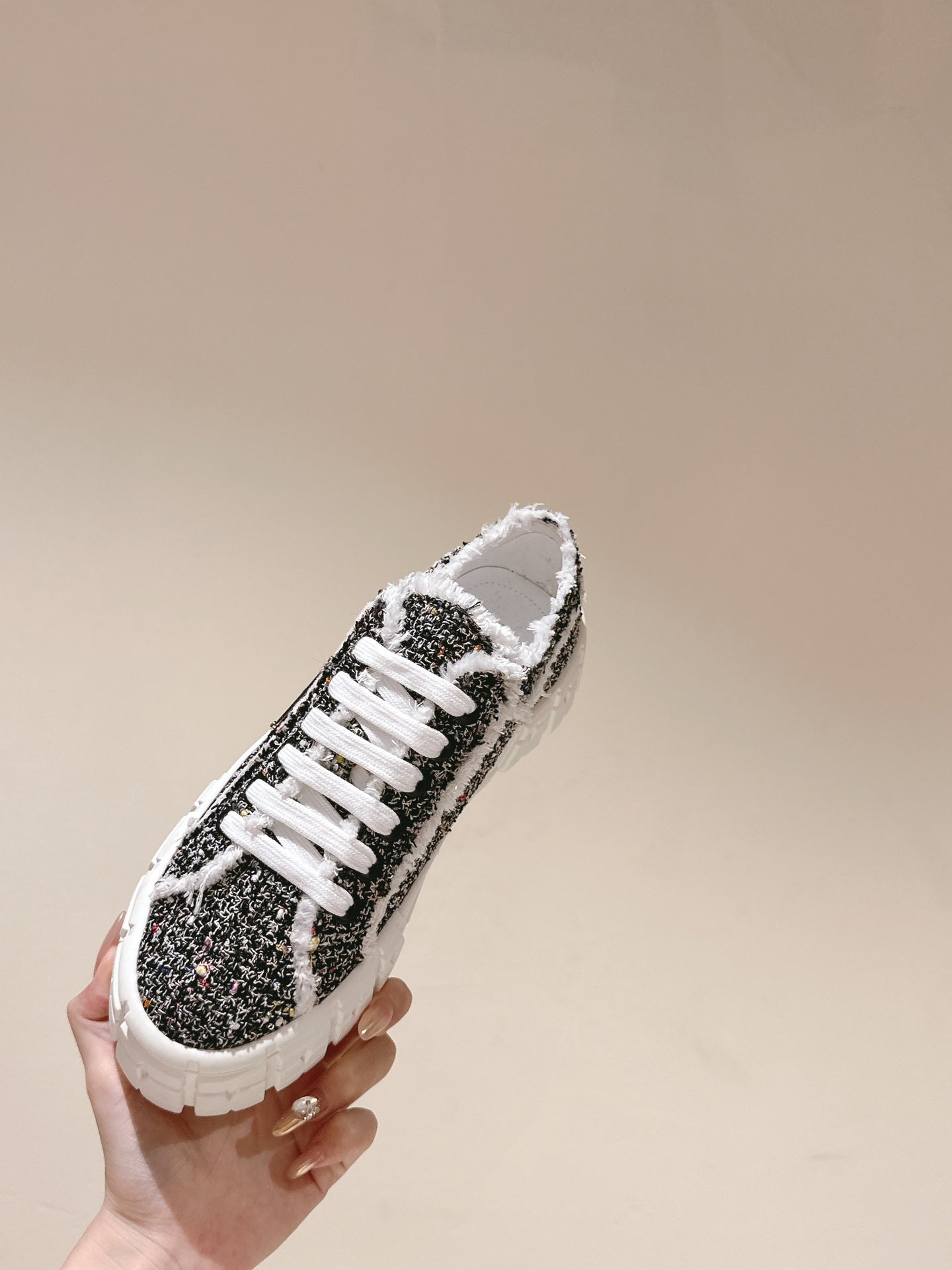 PRA DOUBLE WHEEL RE-NYLON GABARDINE SNEAKERS BLACK FABRIC、mysite、Cacoeks