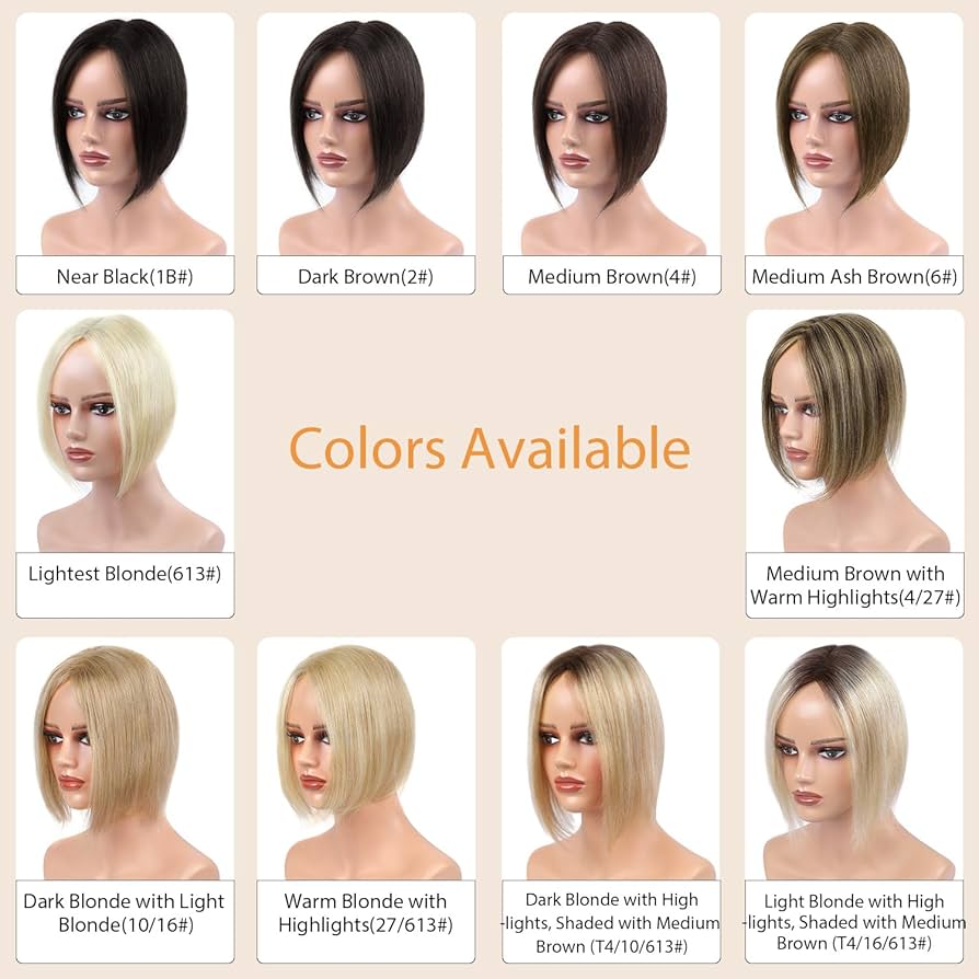 Hair Toppers for Thinning Hair Women Real Hair Human Hair Topper 10 Inch  Clip in Wig Toppers Human Hair Toppers Top Hairpiece for Women Cold Blonde  (10/16#) : Amazon.co.uk: Beauty