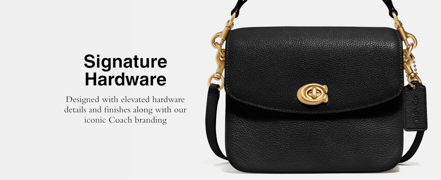 Designed with elevated hardware details and finishes along with our iconic Coach branding