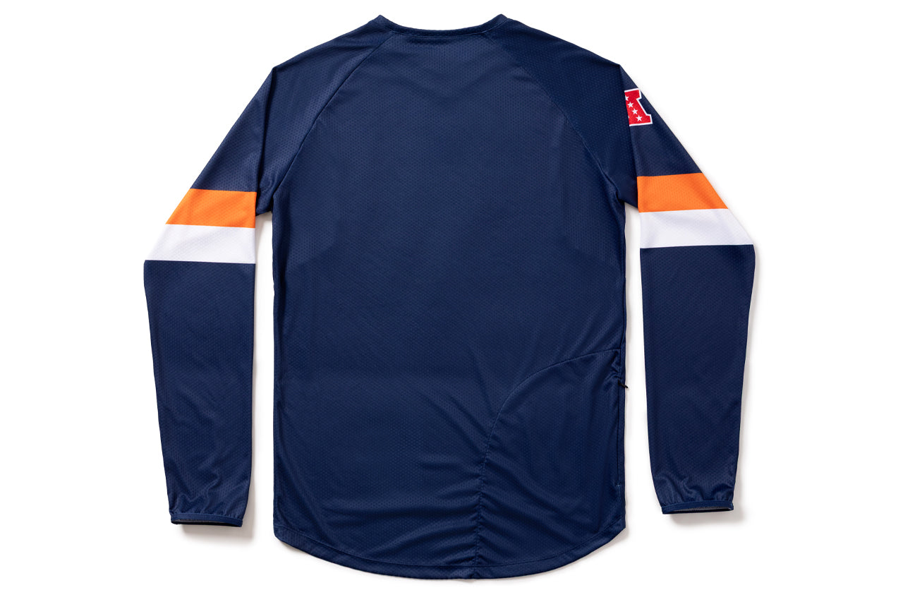 State Bicycle Co. | NFL Collection – Long-Sleeve MTB Jersey – Denver Broncos、mySite、bearsvspackers