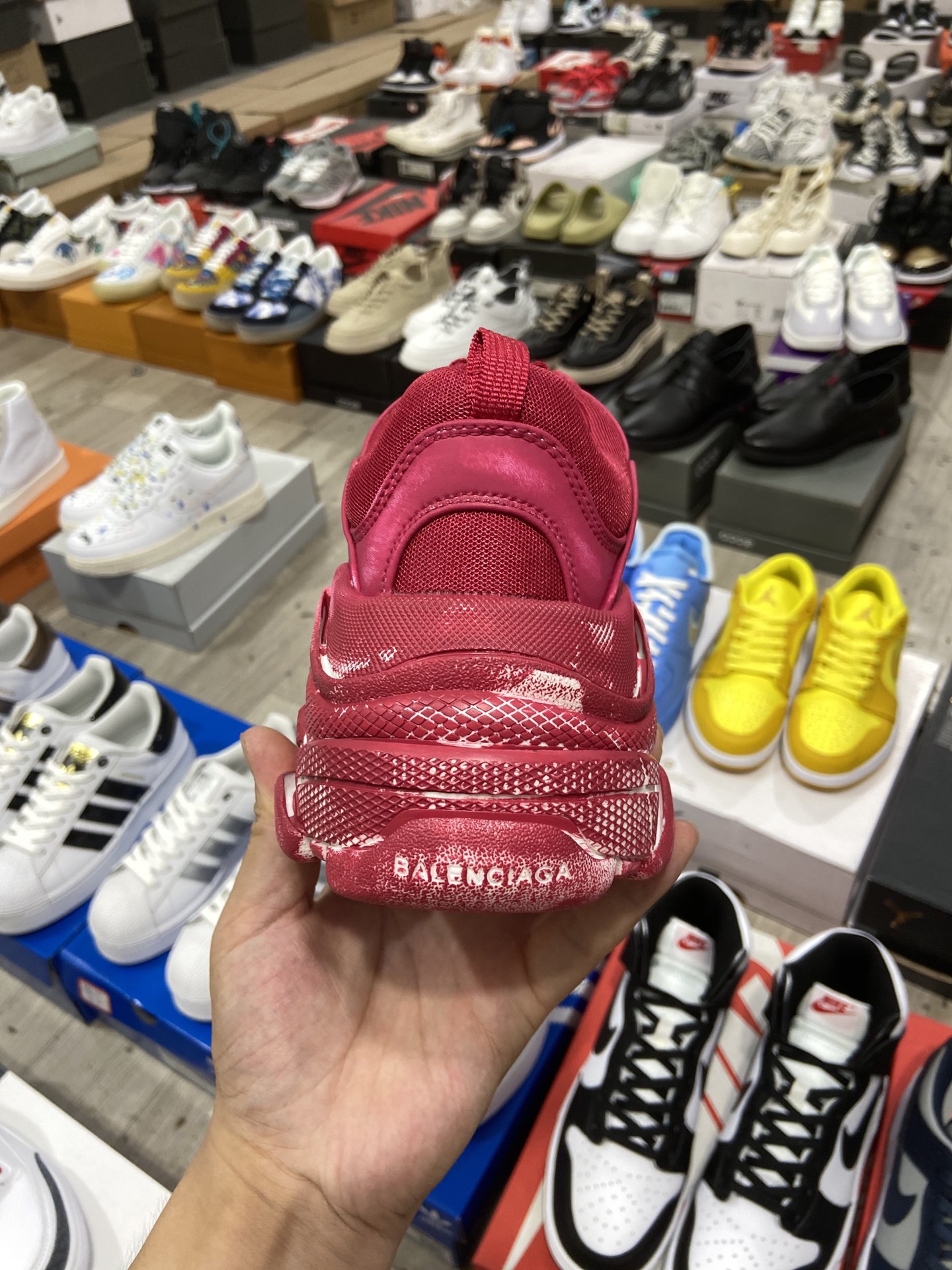 Balenciaga Triple S Sneaker Dark Red Faded、mysite、Cacoeks