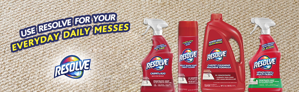 use resolve for your everyday daily messes 