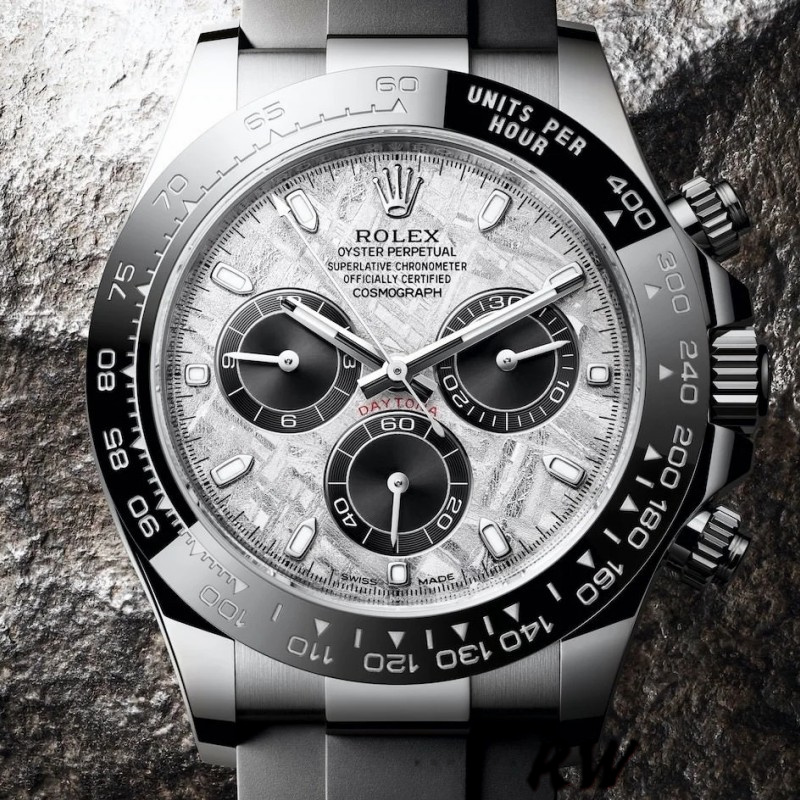 Rolex Cosmograph Daytona White Gold Meteorite 116519LN Replica-fasswatch